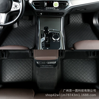 Universal Foot Pad for Amazon Ebay Export Car - black-black-line