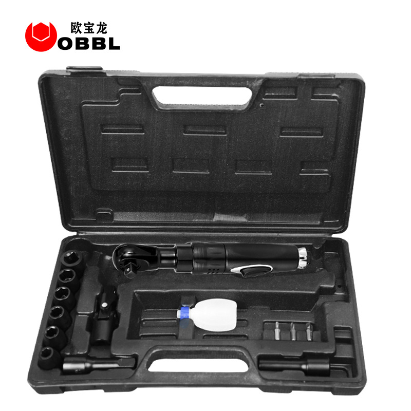 气动棘轮扳手工业级大扭力强力汽修工具1/2欧宝龙直角扳手套装