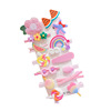 Children's hair accessory for princess, cute set, hairpins, hairgrip, flowered, wholesale