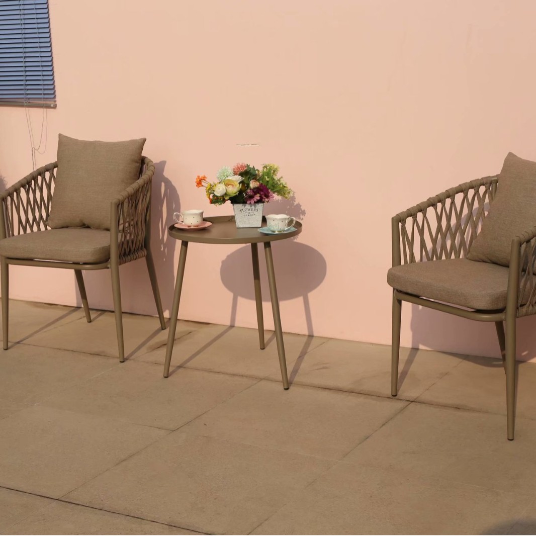 Chuangke 카페 50 알루미늄 발 탄소강 티 테이블 02