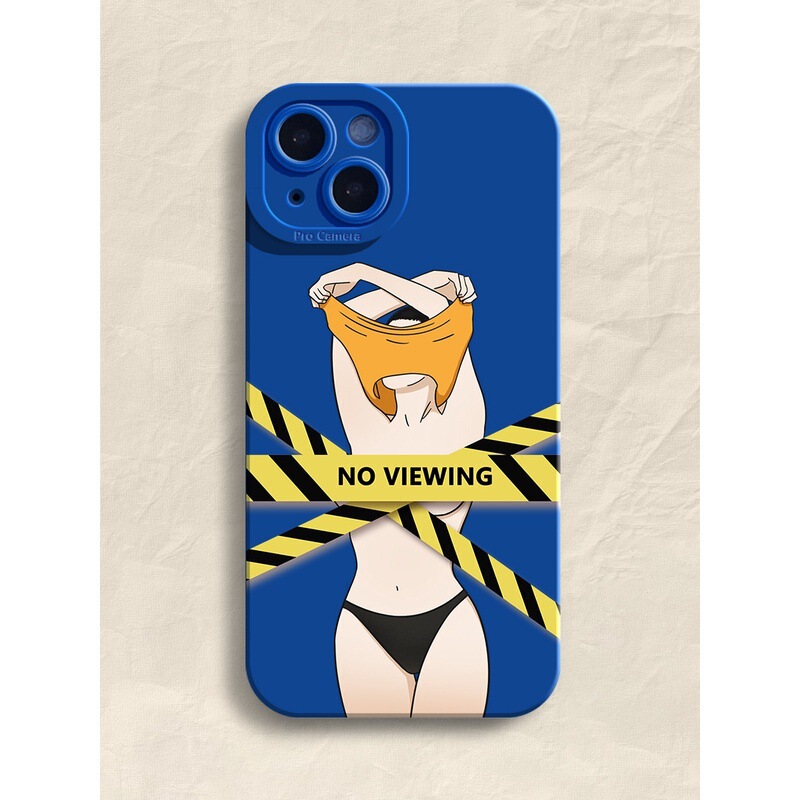 It is forbidden to watch Apple 14pro's mobile phone case for iPhone13 and funny 12promax advanced new style.