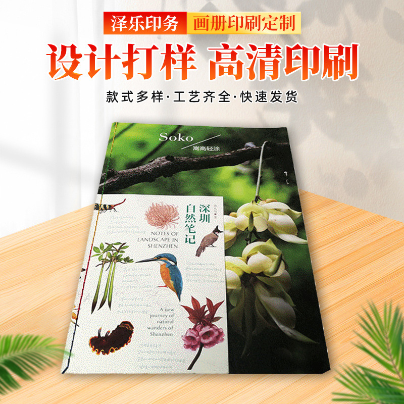 厂家批发画册印刷企业宣传册特殊缝线装订 企业精美画册商务印刷