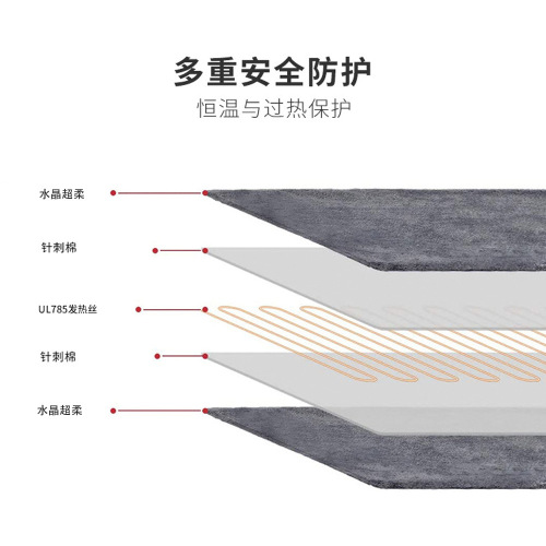 Amazon Winter Warm-up Heating Blanket Shawl Cover Leg and Neck Heating Pad Super Soft Plush Home Hot Compress Electric Blanket