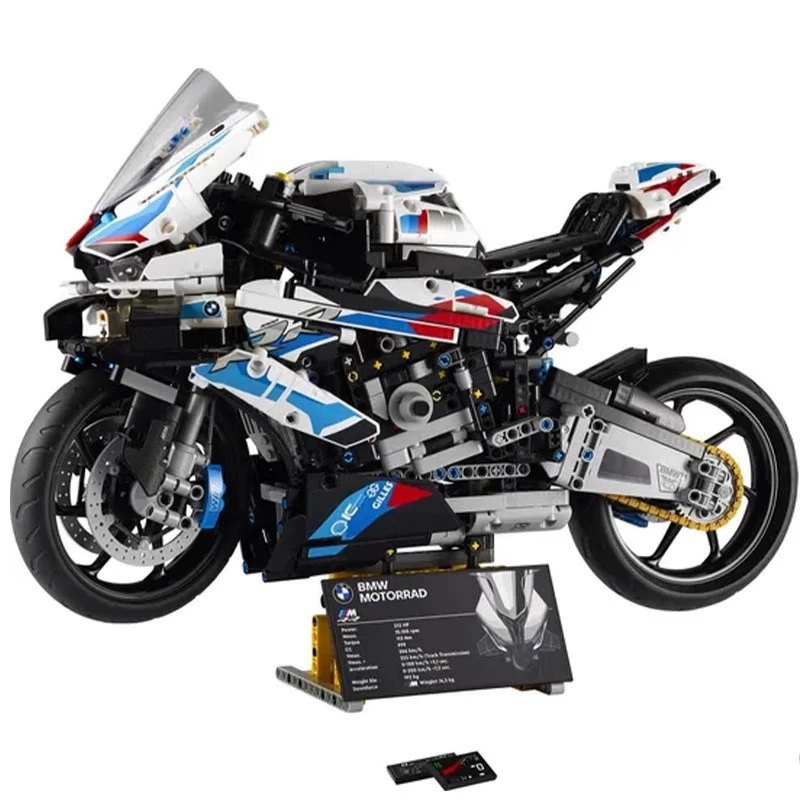 Lego, BMW, конструктор, мотоцикл, игрушка