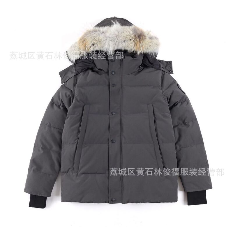 Putian Goose Down Jacket 29 Wolf Hair Thickened Medium Long Jacket for Men and Women Parka 3808MA Couple