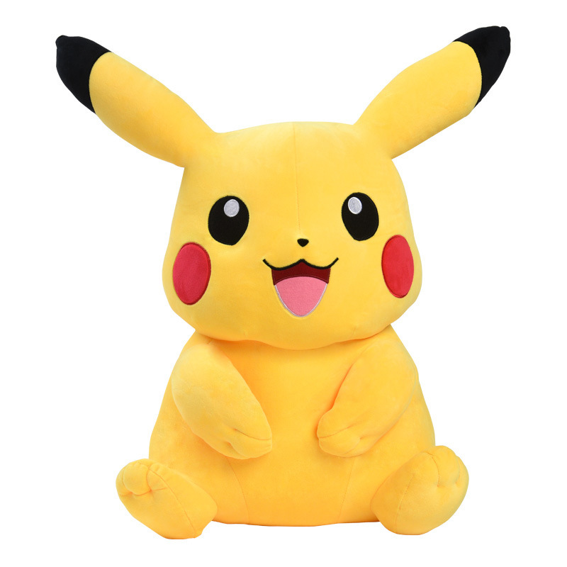 Genuine Pokémon Pikachu Doll Muñeca de trapo Juguete de felpa Red Muñeca caliente Regalo de cumpleaños