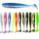 11 Colors Suspending Paddle Tail Fishing Lure Soft Baits Bass Trout Fresh Water Fishing Lure