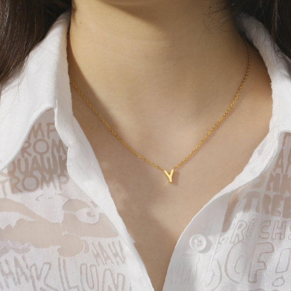Pendant with letters