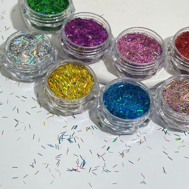 Laser Strip Mini Leg Hair Glitter Powder Glitter Sequin Nail Art Jewelry Handmade Glue Flow Hemp Toy Accessories Laser Strip Mini Leg Hair Glitter Powder Glitter Sequin Nail Art Jewelry Handmade Glue Flow Hemp Toy Accessories