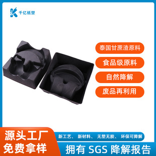 Bagasse Wet-Pressed Pulp Products Packaging Paper Tray Product Packaging, Guangdong Paper Plastic Factory