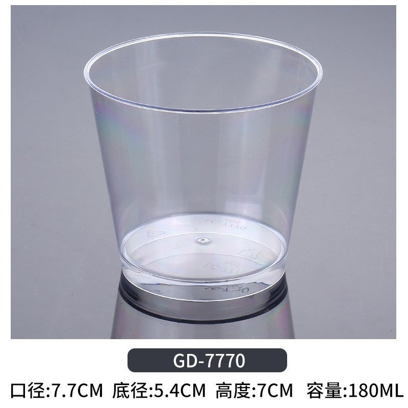 Vasos desechables transparentes para postres con tapa y cuchara, para gelatina y mousse