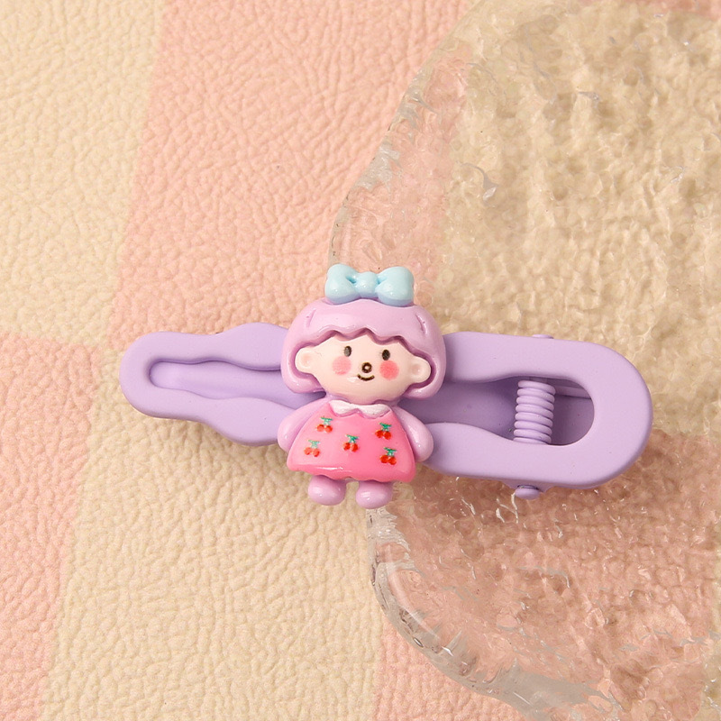 Primavera nueva historieta Sanrio oval metal horquilla linda chica dulce lado Bangs hairpin tocado