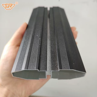 厂家挤压定制衣柜挂杆铝型材 衣柜门封边铝合金型材喷涂出口韩国