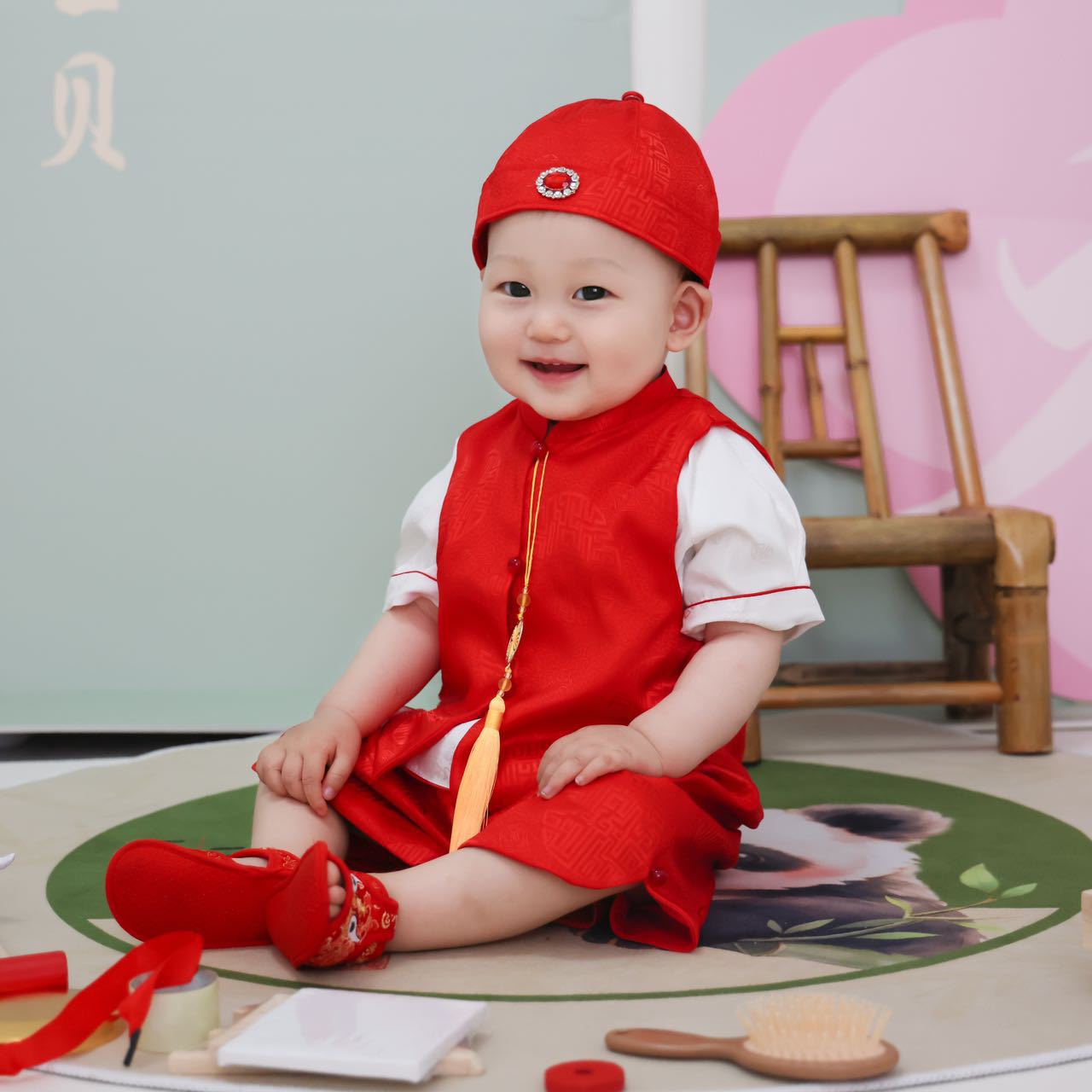 如意福红色内搭