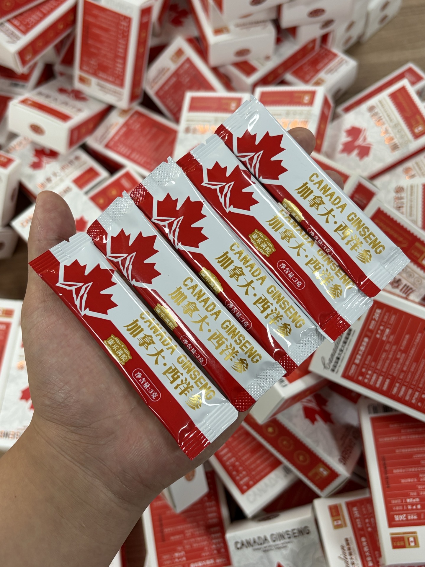 Canadian American Ginseng Powder Xiyangshen 24g Box Ready to Eat Herbal Supplement quality and texture