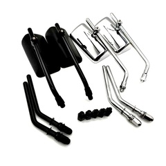オートバイのレトロなバックミラーは子牛uqi n 1 9号の深さ009a 7ホンダの長方形のバックミラーを適用します。