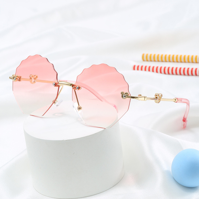 Cross-Border Children's Fashion Sunglasses Shell Glasses Baby Sunglasses Trendy Internet Celebrity Street Style Sunglasses