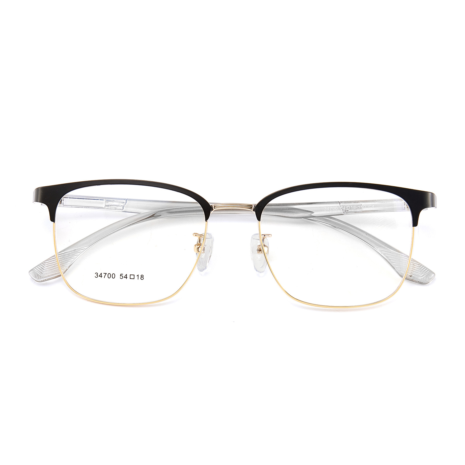 Commuting versátil hombre de negocios de aleación de ocio marco de gafas de acero de plástico flexible no sujetar la cara con gafas Danyang lote