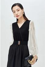 杭州商务风品牌折扣女装迪笛欧23秋实体直播库存尾货多种款式批发