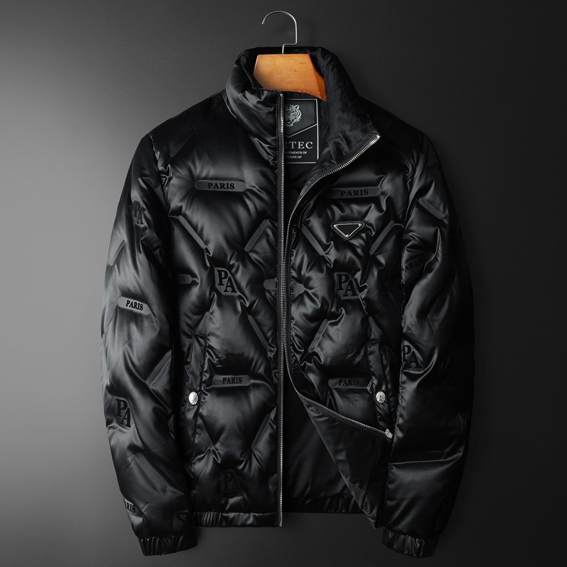 Estación Europea 2023 Invierno nuevo collar del soporte resistente al frío de los hombres abajo chaqueta caliente marca de moda más tamaño chaqueta casual ropa de hombre