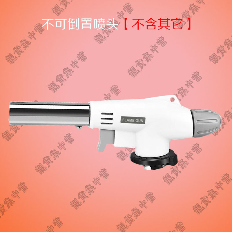 Pistola de rociador, pistola de rociador de fuego, piel de cerdo quemada, punta de pistola de rociador de fuego de mano, tanque de gas doméstico tipo tarjeta, encendedor de encendido, rociador de cobre completo image 6