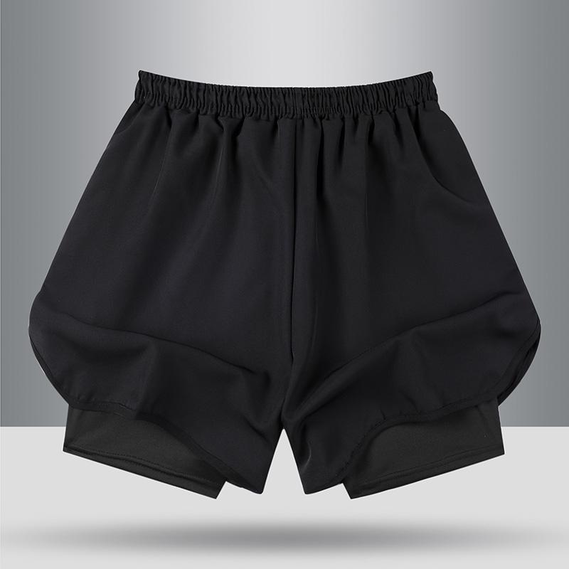 Camisas de ropa para hombres y mujeres de verano deportes de maratón atletismo anti-avergonzado forro de entrenamiento pantalones de fitness