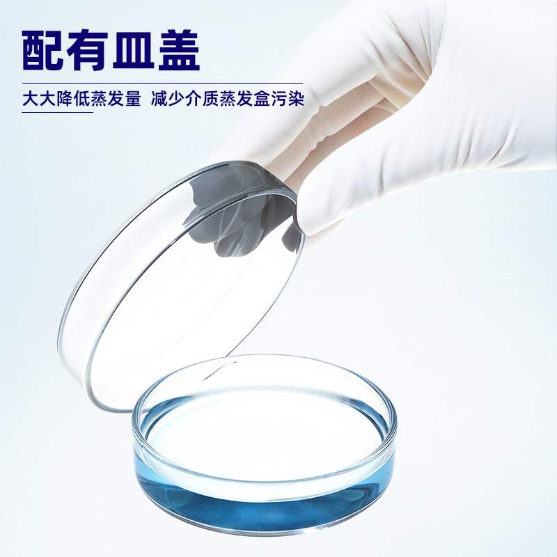 细胞培养皿无菌石英玻璃皿一次性实验室平皿90mm细菌生物细胞60mm|undefined