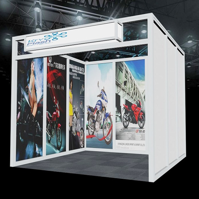 Fabrica de suministro de exhibición de la empresa de diseño de cabina de exposición para construir cabina de exposición especial pabellón de exhibición diseño de cabina estándar en fila