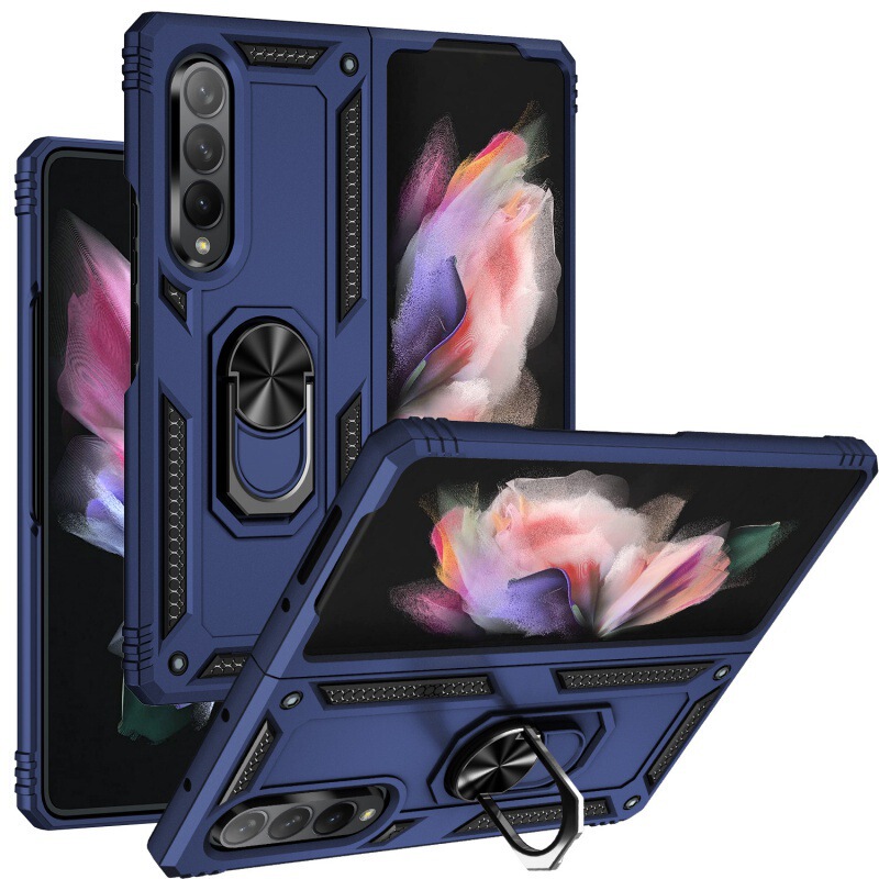 For Samsung Z Fold 3 5G mobile phone case all-in-one ring business high-end creative personality new for men and women