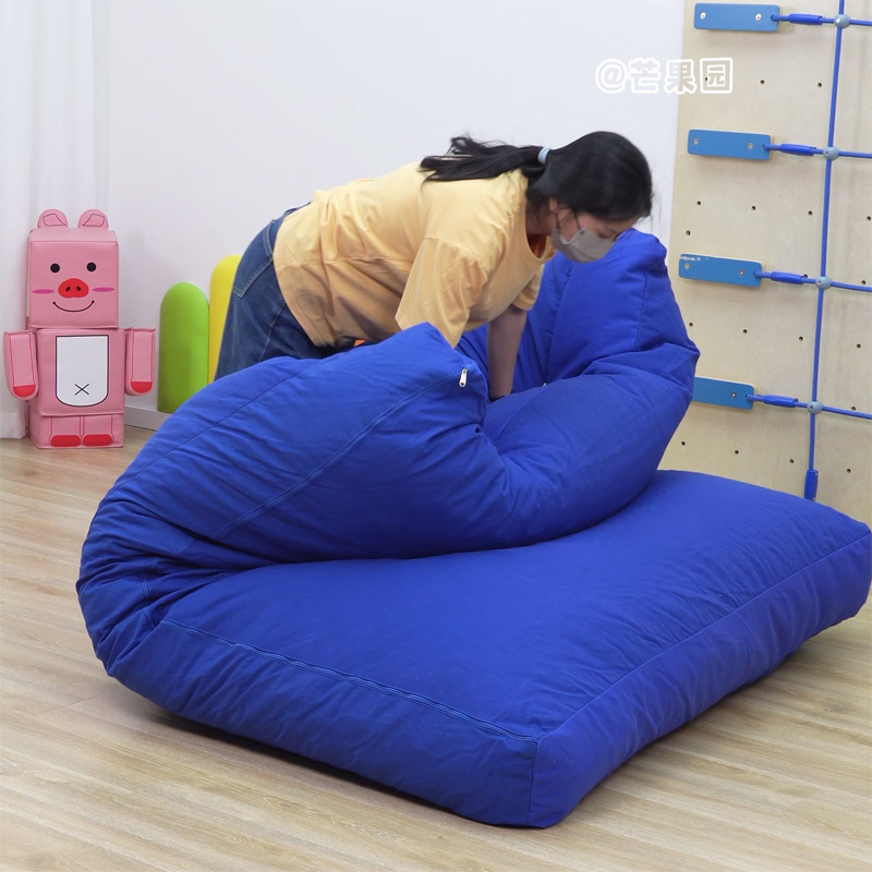 esponja almohadilla de suelo suave bolsa de frijol sala de sensación de niños almohadilla de cama suave escalada almohadilla de seguridad entrenamiento protector juguetes de almohadilla grande