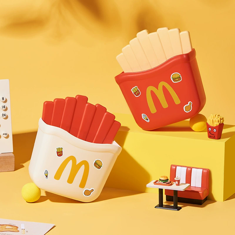 Подставка для допамина для холодильника многофункциональный мусор настенный вешалка McDonald's картофель фри настенный ящик для хранения без пробивания