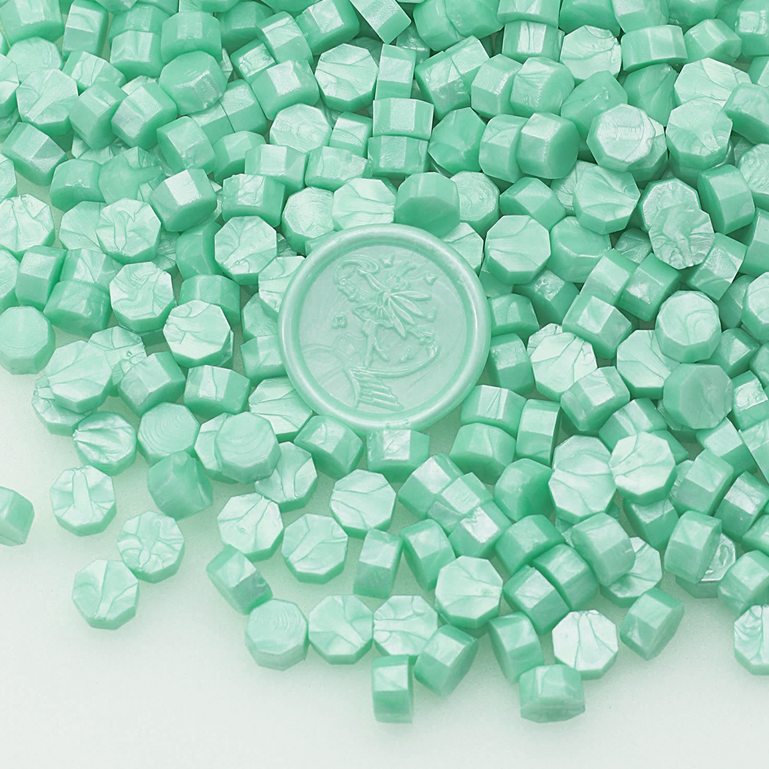 Perlas de cera de gran venta transfronterizas de 35 g en bolsas pequeñas, aproximadamente 100 unidades, colores surtidos y colores individuales, perlas de cera para sellos al por mayor.