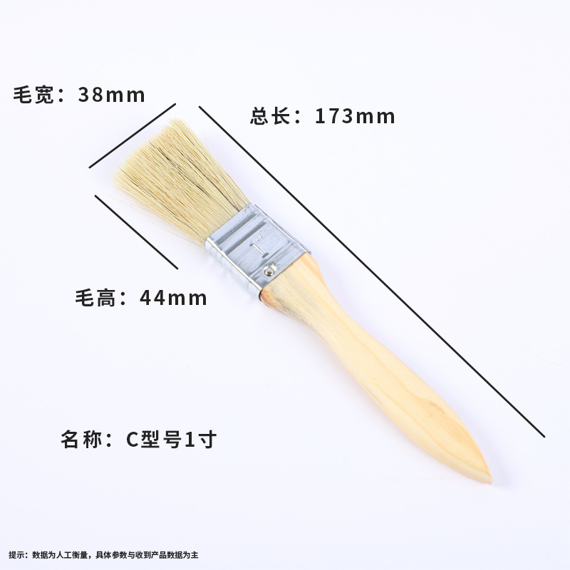 cepillo de pelo industrial cepillo de pintura cepillo de pegamento doméstico cepillo de pintura de pelo suave cepillo de pelo de cerdo cepillo de madera cepillo de barbacoa