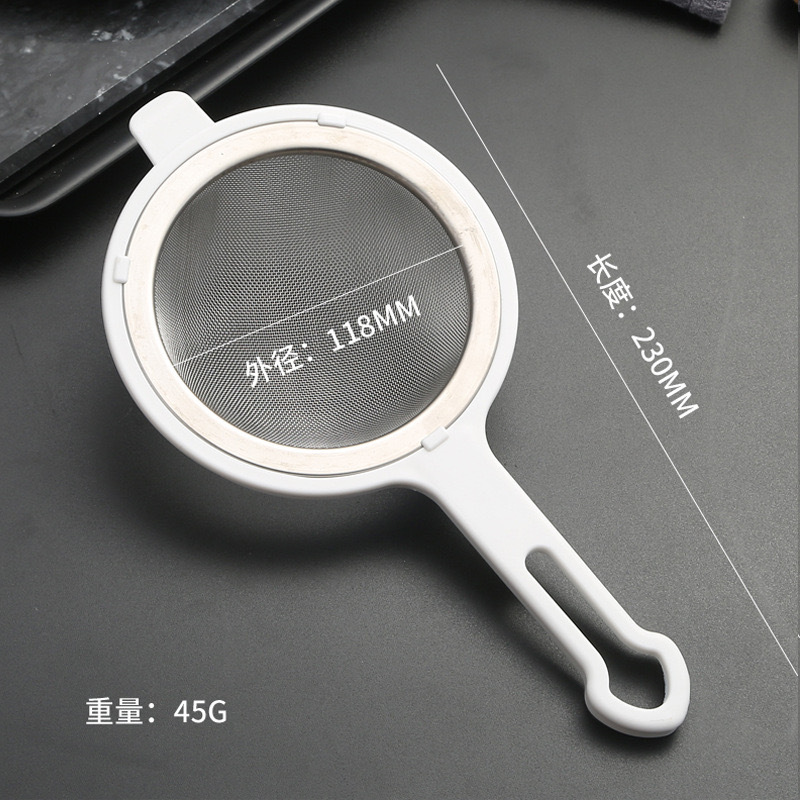 Filtro de acero inoxidable 304, colador, leche de soja, jugo, alimento complementario, filtro de escoria, tamiz, filtro ultrafino con oreja, tamiz de harina