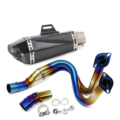 Er6N/6F/Versys650/Z650 Motorcycle Modified | Motorcycle exhaust pipe - complete-set-e