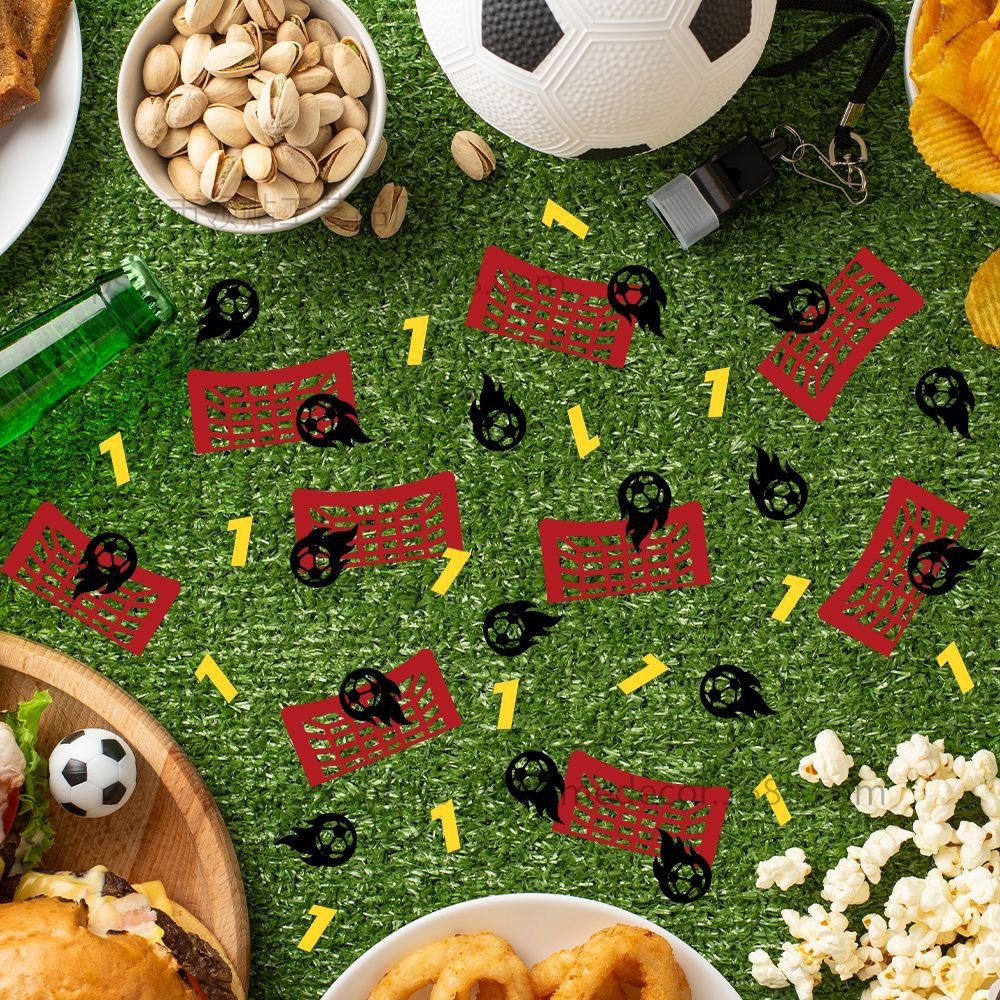 100 piezas de confeti Copa del Mundo aplausos de fútbol tiro de fiesta decoración de la noche props de lanzamiento FZX - 167
