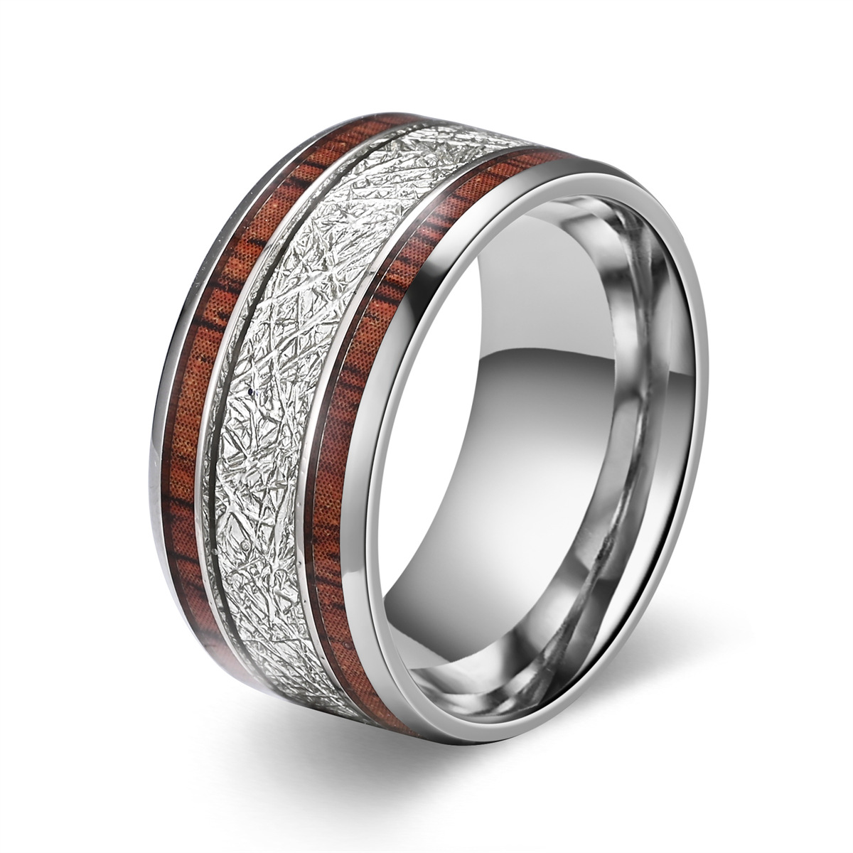 Rings Classification 13, 7 Ring Size Retro Punk Gear 304 Stainless Steel Plating Men's Rings Men Band Rings