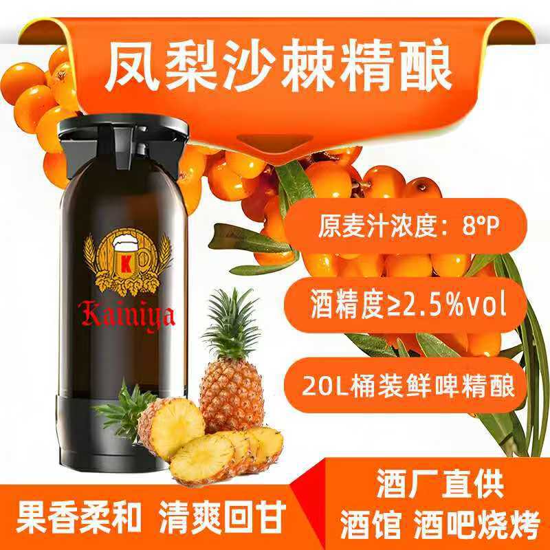 20升大桶果味鲜啤精酿原浆啤酒OEM私人定制工厂口感好量大可代工