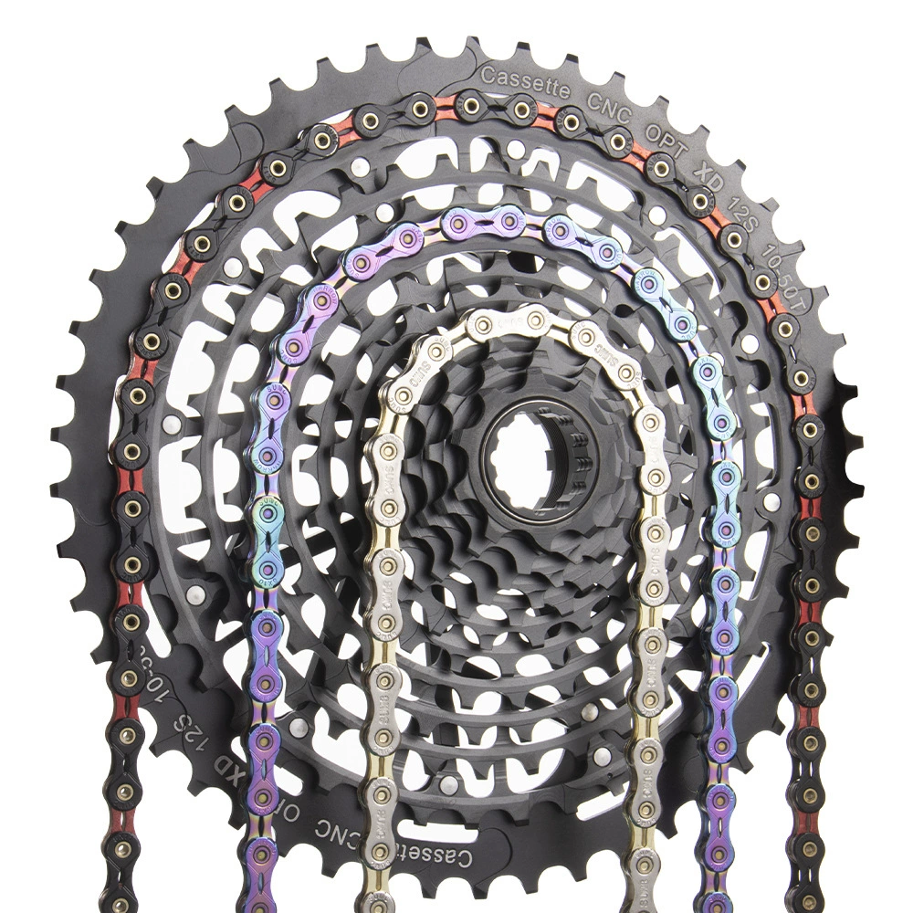 SUMC Speed Mountains Bicycle Chain 8 9 10 11 12 Speed Highway Full Halfly Half Capillance Chain