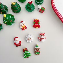 可爱ins圣诞节雪花装饰冰箱贴迷你吸铁石铁皮柜磁吸洞洞