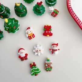 可爱ins圣诞节雪花装饰冰箱贴迷你吸铁石铁皮柜磁吸洞洞