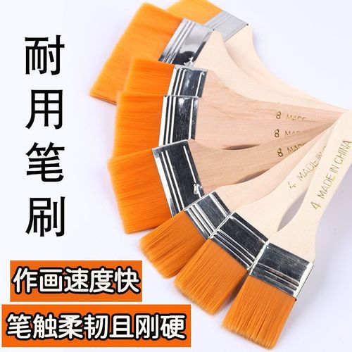 Nylon board brush, gouache, acrylic oil painting brush, quartz sand acrylic texture painting, hand-painted wall painting, DIY tool set