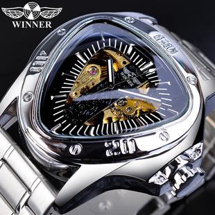 New winner European and American style men's fashion casual hollow mechanical movement automatic mechanical watch