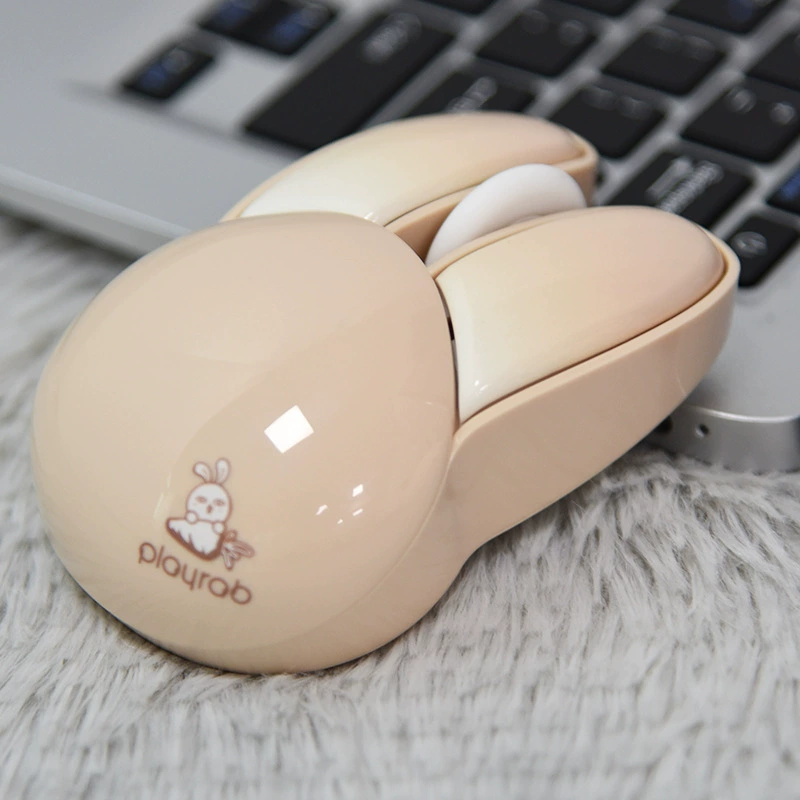 Wireless mouse, cute rabbit, laptop