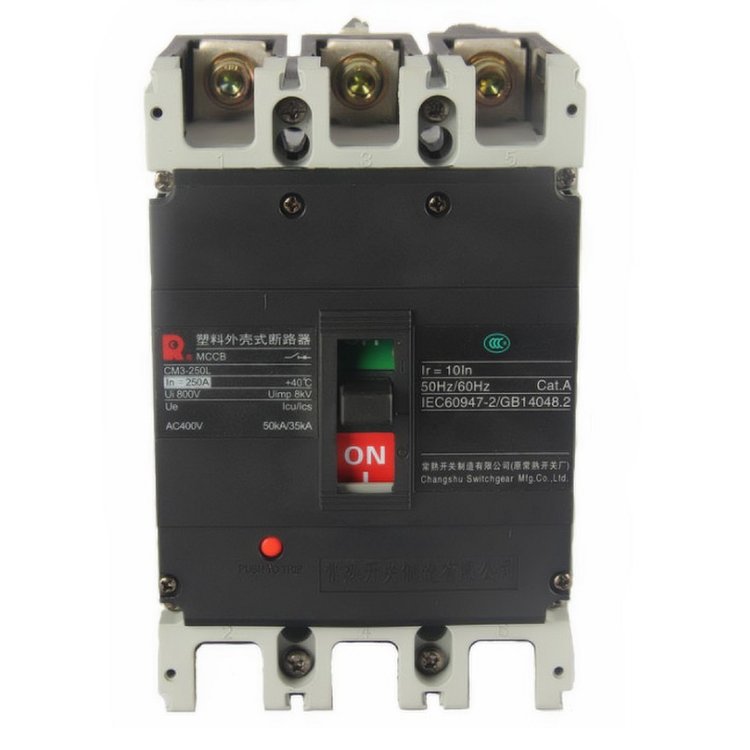 常熟塑壳断路器CM3-400C L M H/3300/3P250A315A400A空开断路器