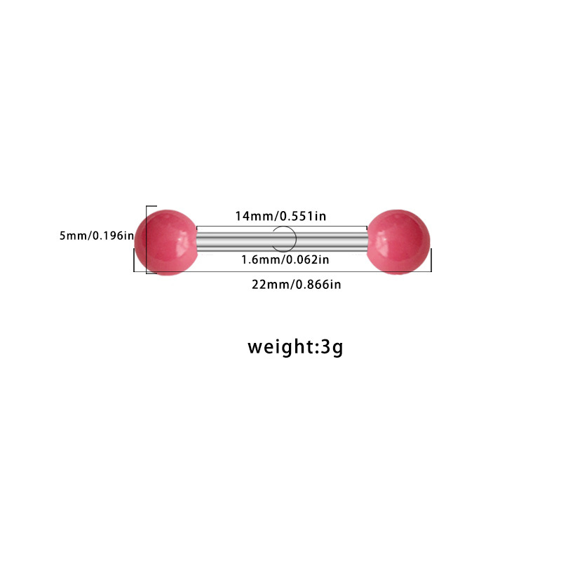 Gebai European And American Cross-border Series Set: Heart-shaped Pink Zircon Breast Ring, Niche Aesthetic Piercing_voghion.com