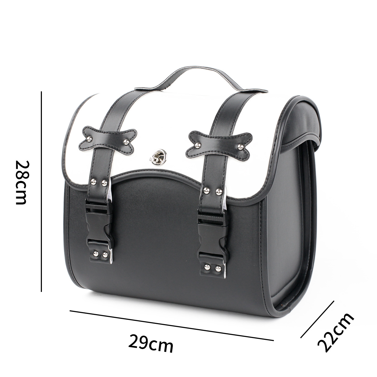 2025 New Model Electric Vehicle Durable Rear Bag with Large Capacity, Waterproof, Sun-Proof Dopamine Storage Bag