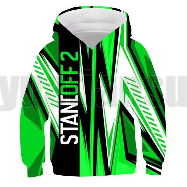 2024 New Hot Game 3D Digital Confrontation Hoodie Cute Unisex Sweatshirt Cross-border Hot