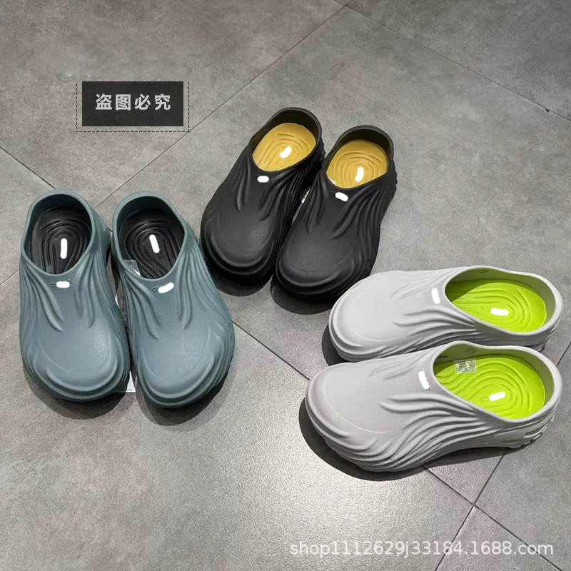 Zuecos de Playa para Hombre de EVA Transpirables Impermeables Ligeros y Antideslizantes para Playa y Exterior image 6