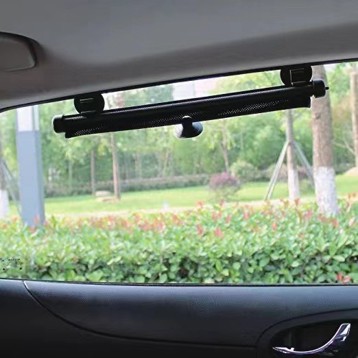 Amazon Cross-Border Best-Selling Factory-Selling Retractable Car Window Sunshade Roll-Up Style Suction Cup Sunshade Car Sunshade